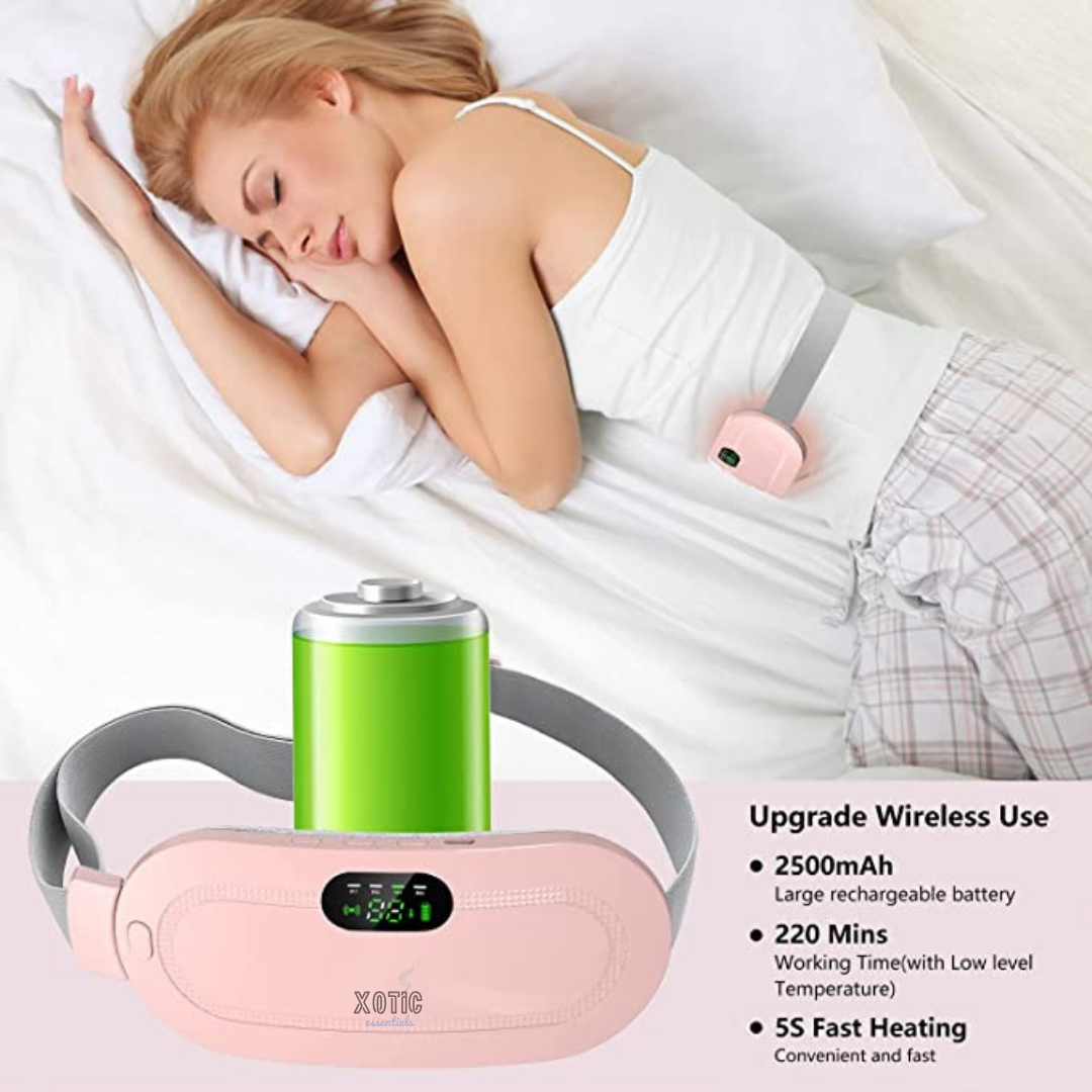 XOTIC Period Cramp Comfort Heating Pad and Massager