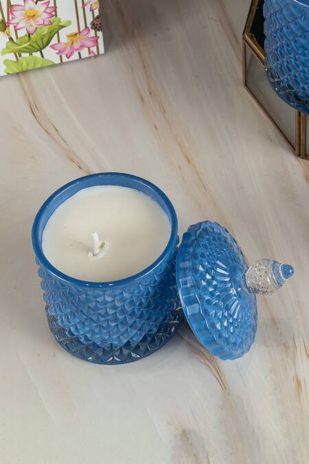 Crystal jar candle