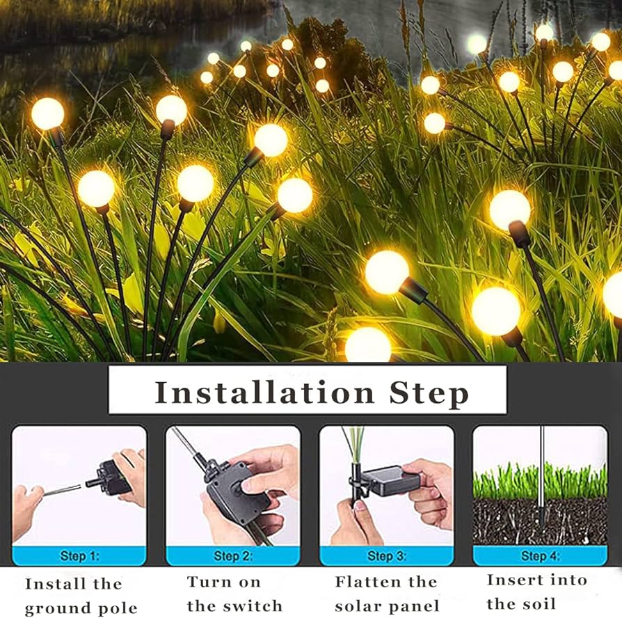 Solar LED Firefly Lights