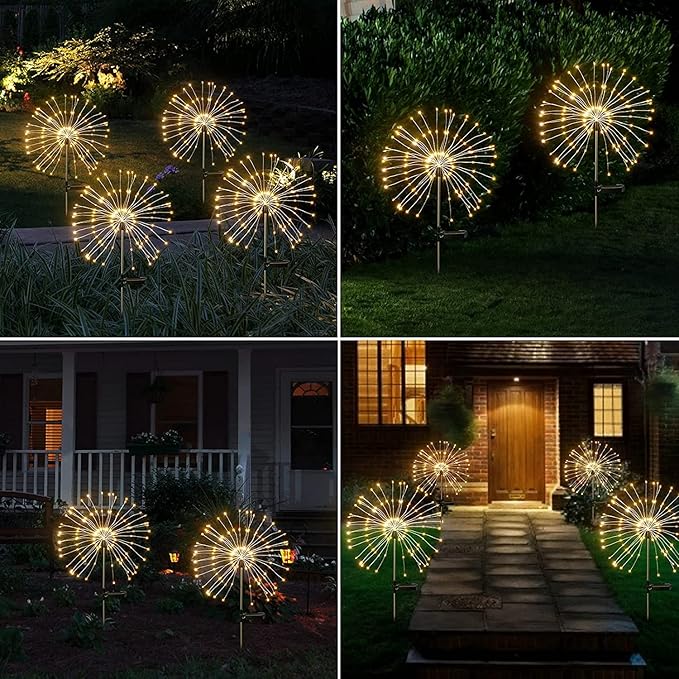 Solar Decorative Firework Lights