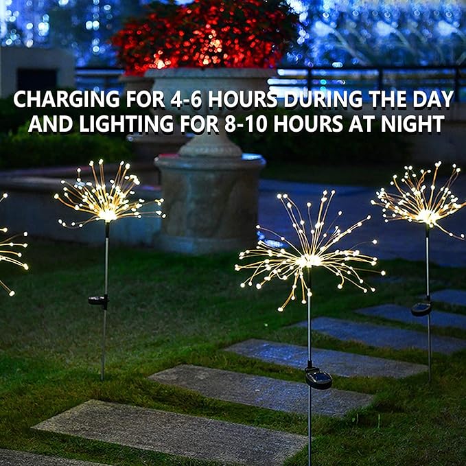 Solar Decorative Firework Lights