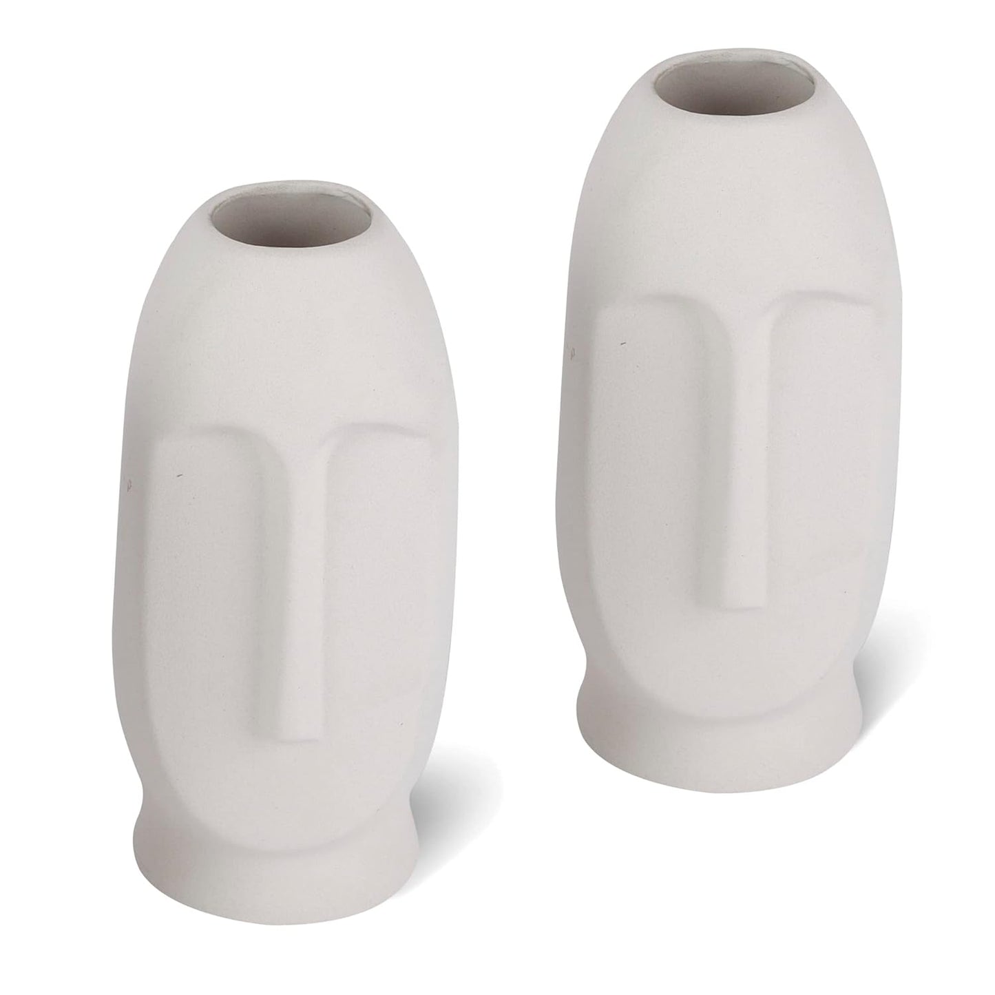 Xotic essentials Face Shape Ceramic Vases | Planter | Flower Pot | Face Shape with Unique Quality for Home Décor Center Table Bedroom