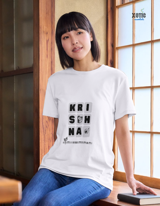 KRISHNA Gen Z T-shirt - Celebrate Tradition with a Modern Twist | Unisex Heavy Cotton Tee