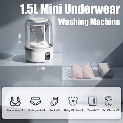 XOTIC 🧺 Mini Washing Machine – Your Portable Laundry Solution