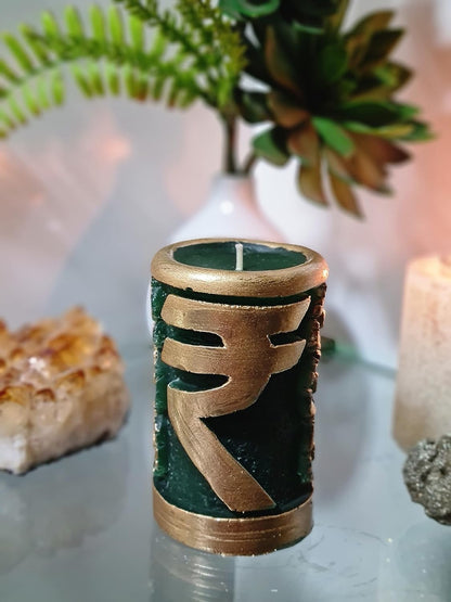 Rupee candles