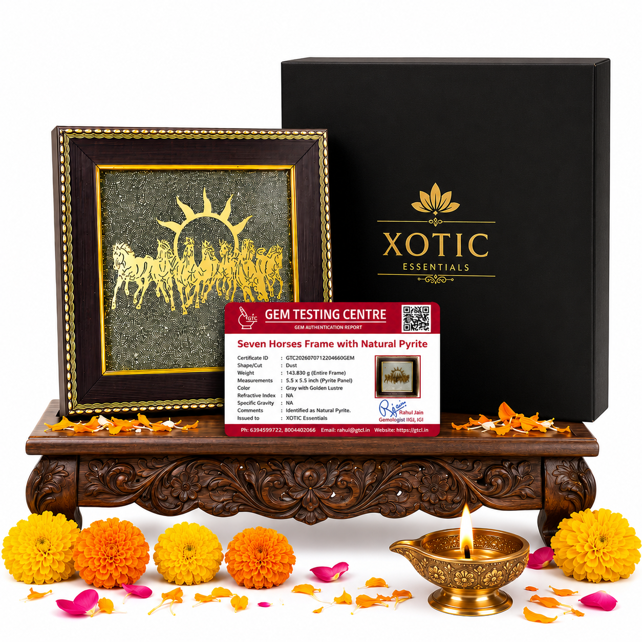 XOTIC Wealth Magnet 7 Horses Frame
