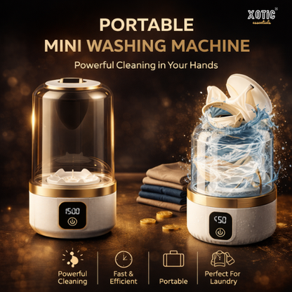XOTIC 🧺 Mini Washing Machine – Your Portable Laundry Solution