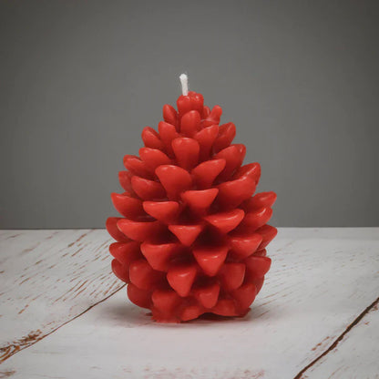 Pine Cone Beeswax Candles