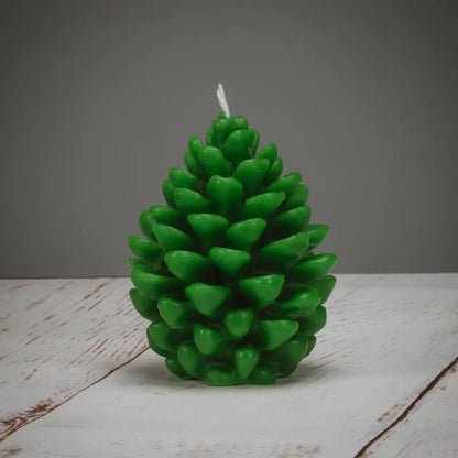 Pine Cone Beeswax Candles