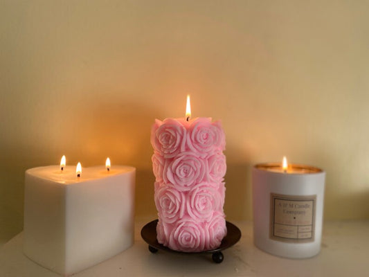 Rose Piller candle