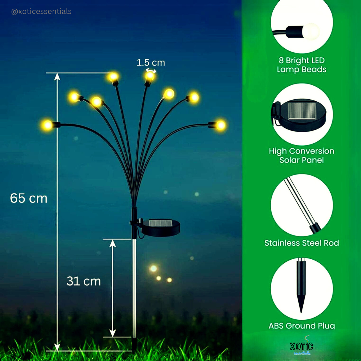 Solar LED Firefly Lights – XOTIC Essentials